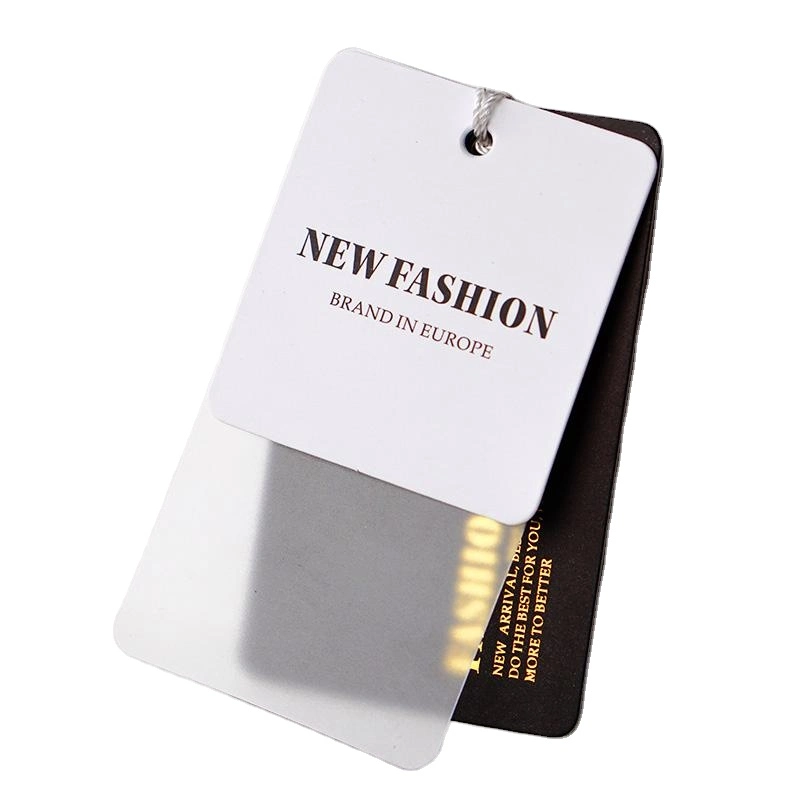 Eco Friendly Recycling Eco Friendly 350GSM/600GSM Hangtag Label Hang Tags for Clothing Own Logo Brand