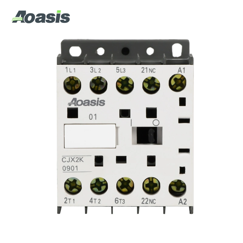 Aoasis Cjx2-K06 6A Mini bobina de contactor AC/DC 24V 48V 110V 220V contactores