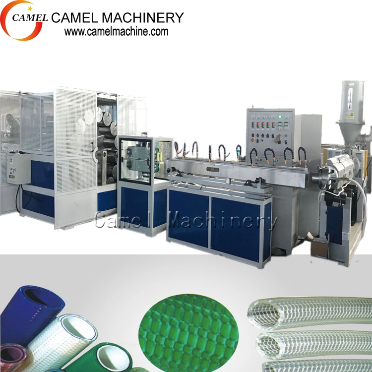 Fiber Reinforced Tube Extrusion Line PVC Water Hose Extruder Making Machine