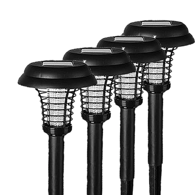 Moskitoabweisende Killer-Lampe Solar Powered Outdoor Garten LED-Licht Moskitoschest Bug Zapper Insect Killerpath Beleuchtung