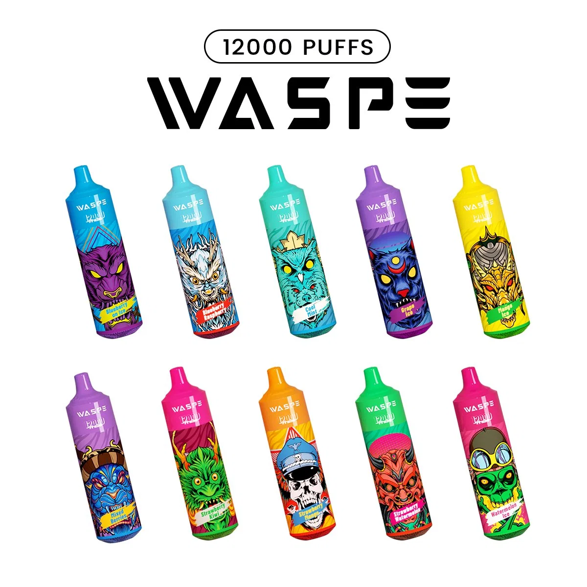 Original Factory Wholesale/Supplier 12000 Puffs 20ml 2% 5% Nic Salt Disposable/Chargeable Vape