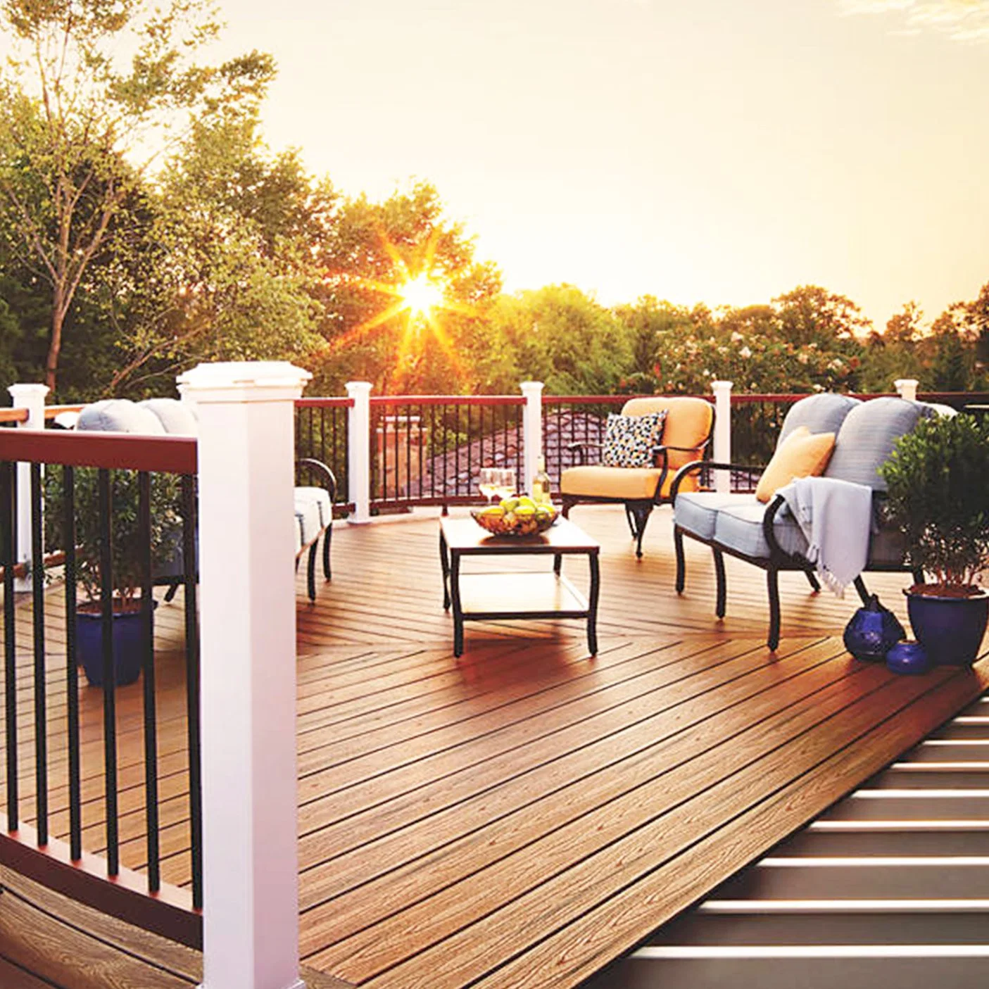 Hot Selling Bamboo Wood Plastic Composite Deck Eco-Friendly WPC Floor