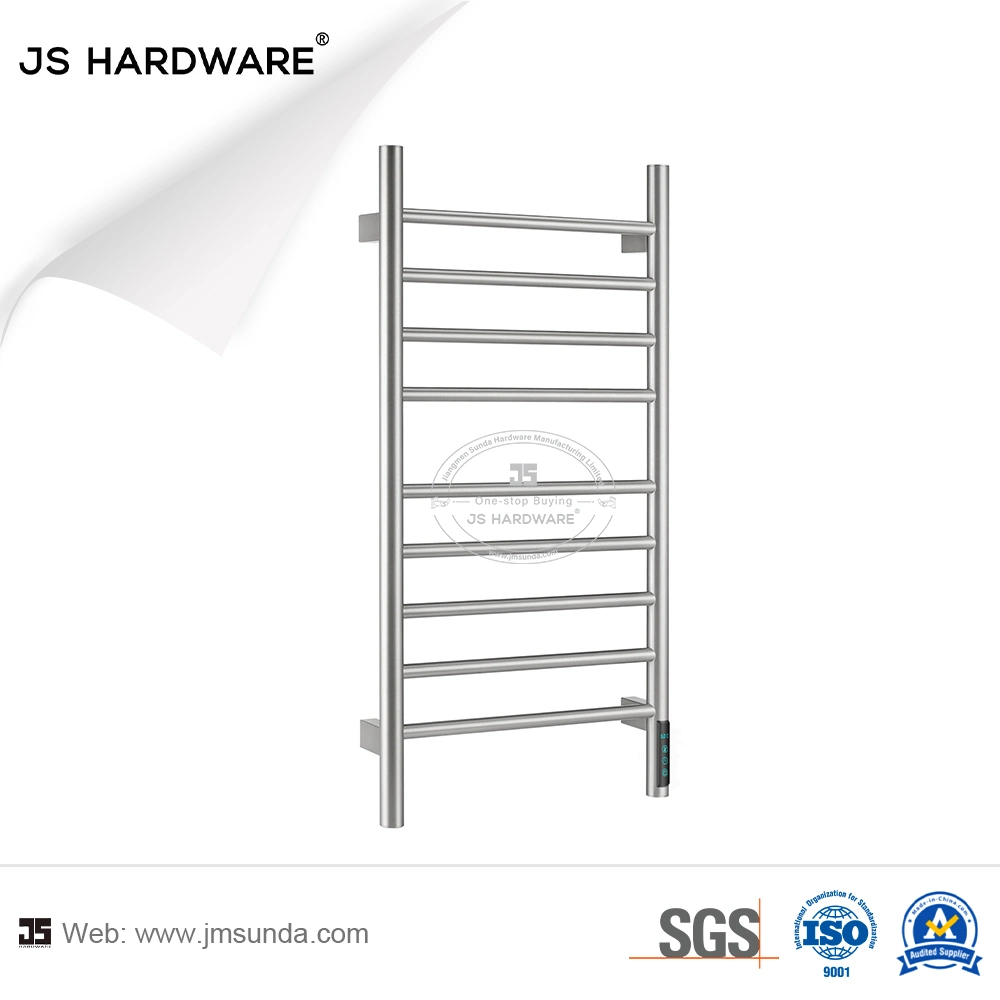 Electric Towel Warmer Rail Wall-Mounted Heated Towel Rack for Bathroom