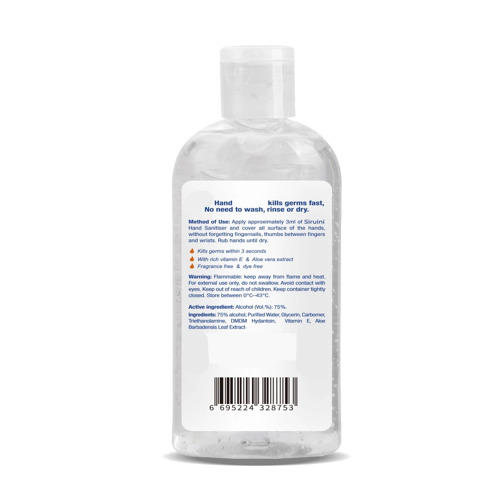 75% Alcohol Kills 99.99% Antiseptic Wholesale/Supplier Best Hand Sanitizer 240ml