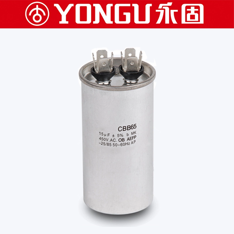 Cbb65 A02 Series 15UF 450V Metallized Polypropylene Film Capacitor