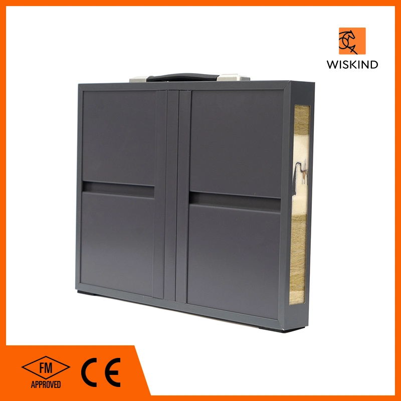 CE/FM Approved Mineral Wool/Rock Wool Structural Insulated Sandwich Panel for Internal and External Wall