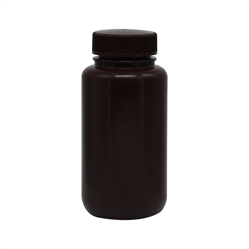 Laboratory Supplies Wide Mouth Sealing Liquid Plastic Reagent Storage Bottle 8ml 15ml 30ml 60ml 125ml 250ml 500ml 1000ml