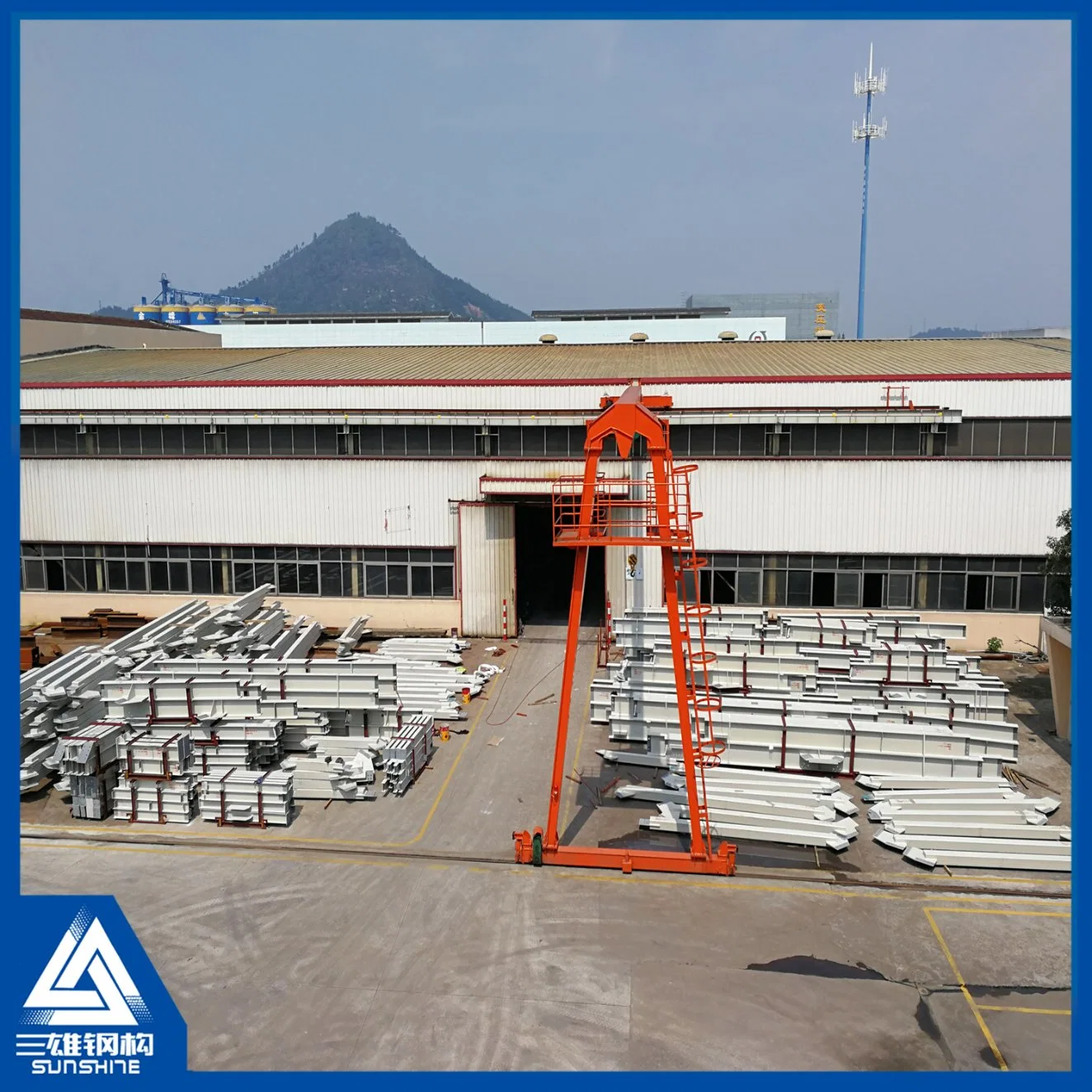 Assembly Steel Building Prefabricated Power Plant High Rise Steel Structure