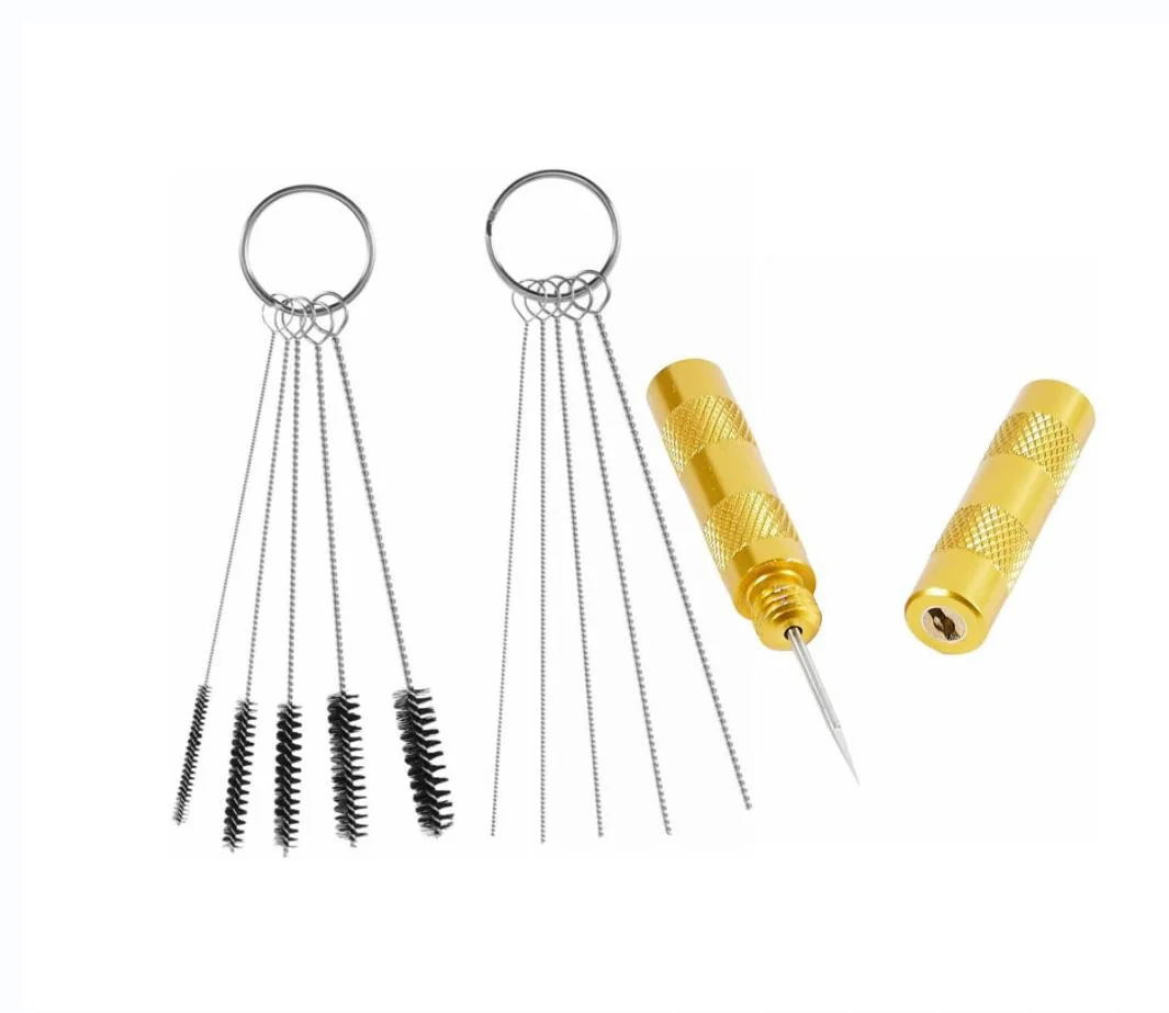 Viktec 3 Set Airbrush Spray Cleaning Repair Tool Kit Stainless Steel Needle Brush Set