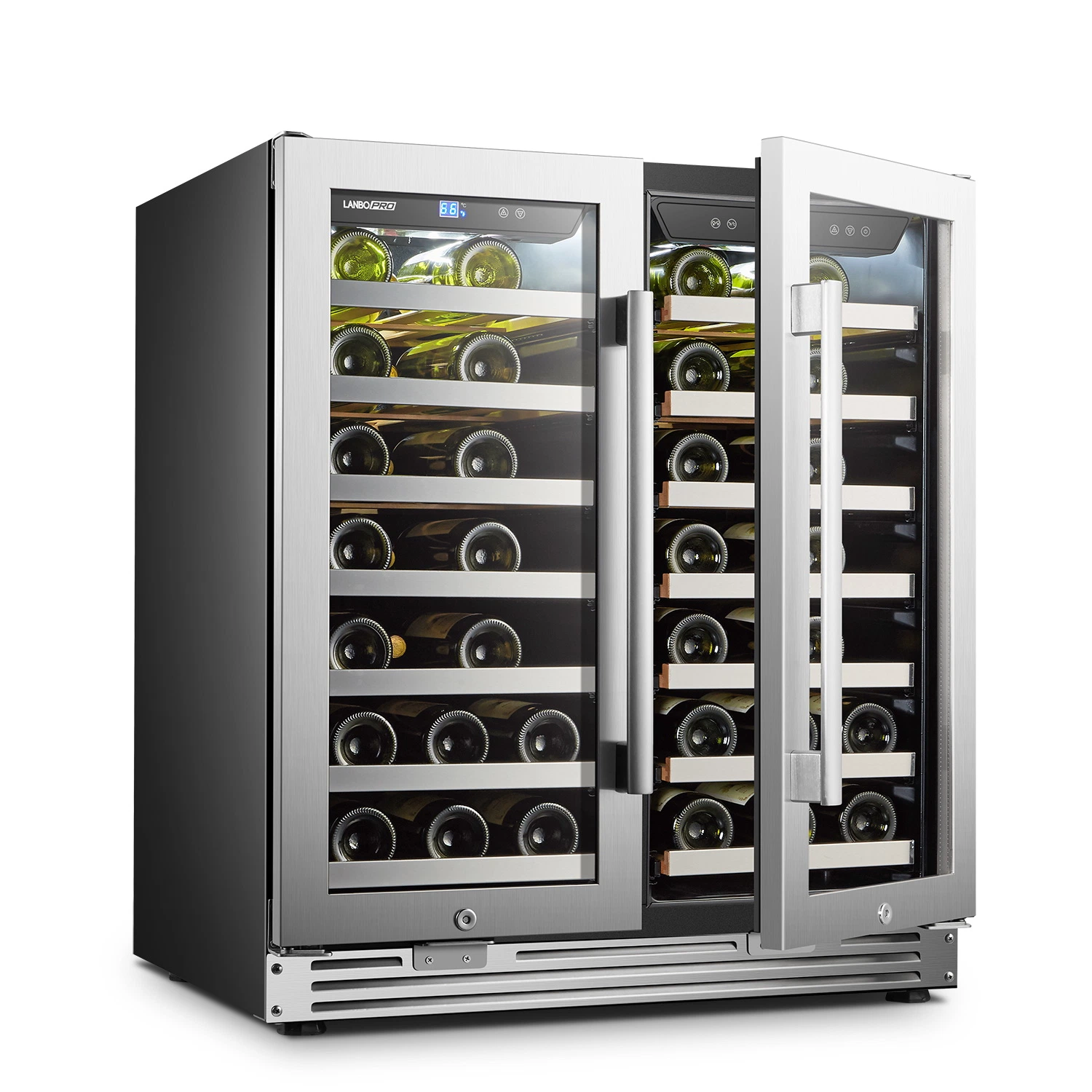 66 Bottles Side by Side Wine Cooler/Wine Fridge/Wine Cellar