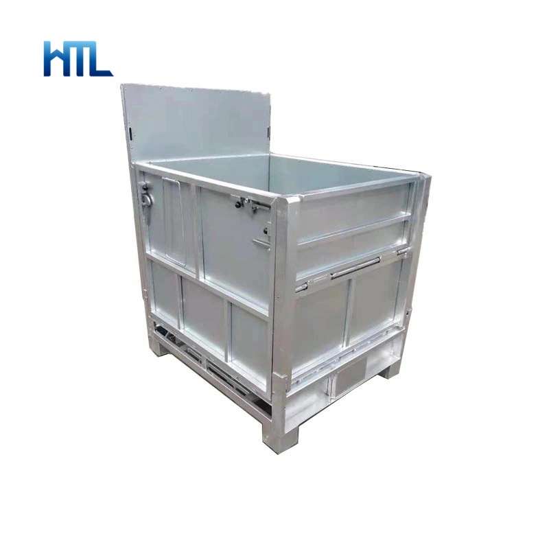 1000L Galvanized Steel Foldable IBC Tank Pallet Box for Sale