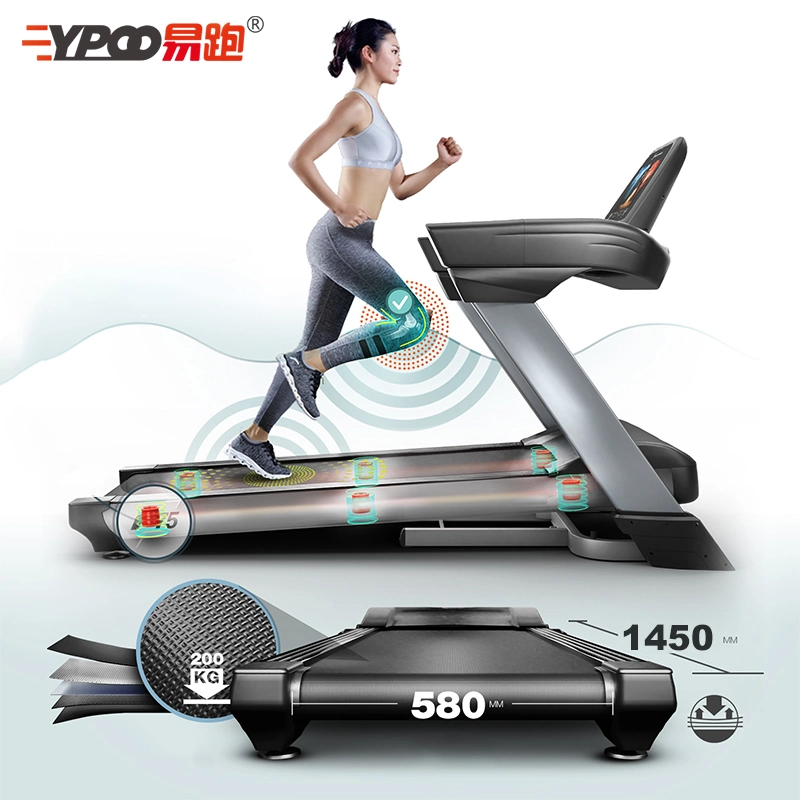 Ypoo Gym Equipment Multifunction 5HP Treadmill Commercial Treadmill