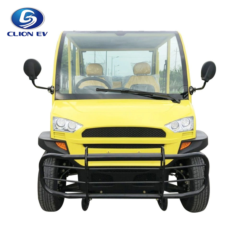 Micro 4 Seater Electric Utility Vehicle Security Patrol Car for Adults