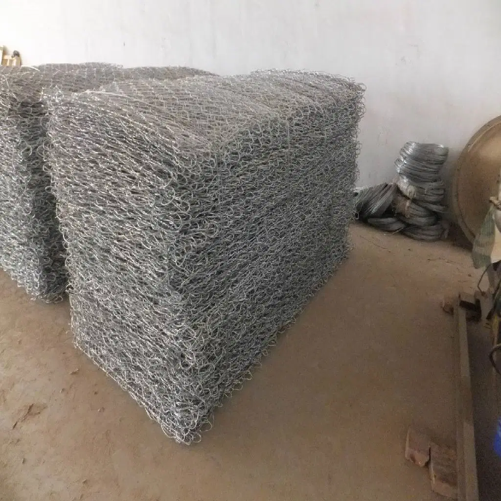 Gabion Box Gabion /Piedra Cesta cesta tejida galvanizada malla hexagonal Gabion /