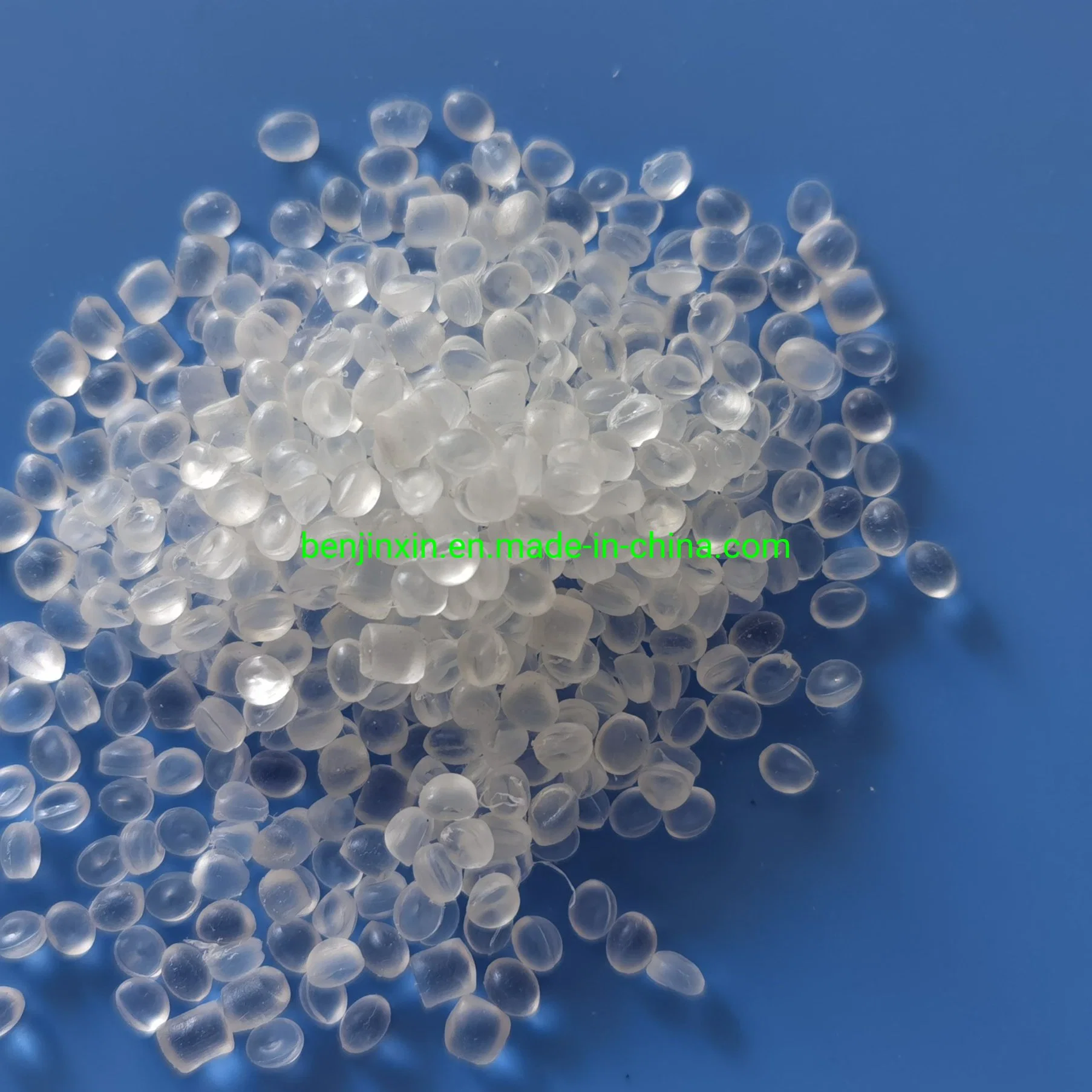 High Flow and Gloss Plastic Glass Filled EVA Granules Material for Electronics Components