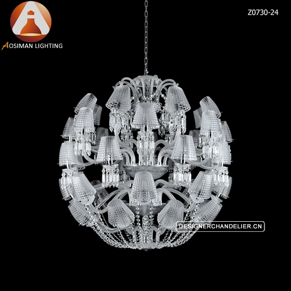 Hotel Project Arana Lampara Pendant Lighting Ceiling Lamp Crystal Chandelier