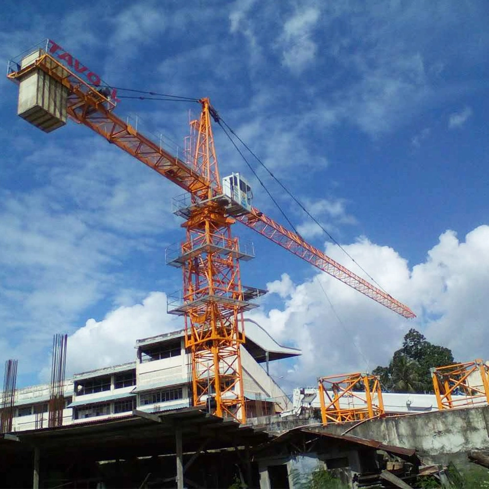 10ton Auto-erecting Hammer Head Construcción Torre grúa