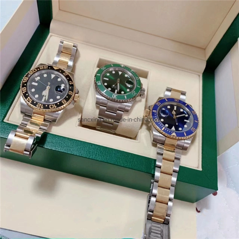 Diseñador de máquina de estilo personalizado 3235\3135 Movimiento limpiar G M F Fabricado en China fábrica S-ubmarine D-Aytona Hu-Blot Relojes Vendo R-o-Lex Mira