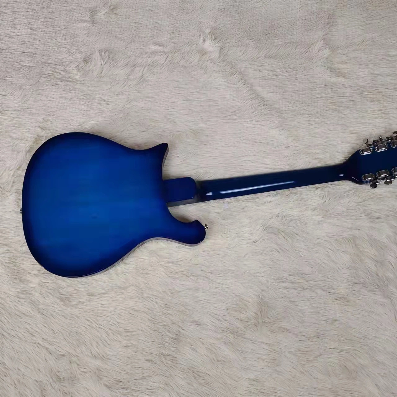 Custom 12 cuerdas Guitarra eléctrica Ricken en color azul de estilo 660.