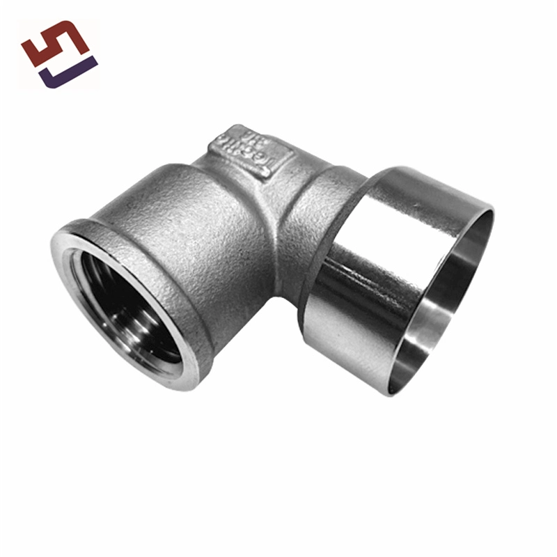 OEM Custom Stainless Steel Alloy Steel Investment Casting Elbow Female Adaptor Union Pipe Fittings