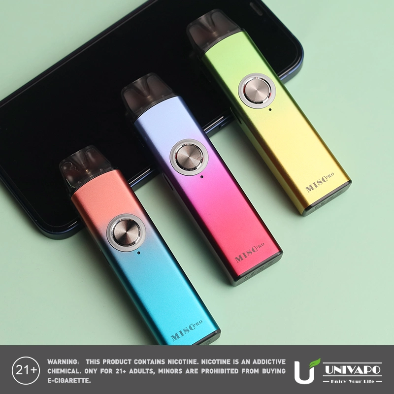 2021 El más reciente Univapo Miso Kits PRO 7colores disponibles desde Univapo Vape Kit Pod