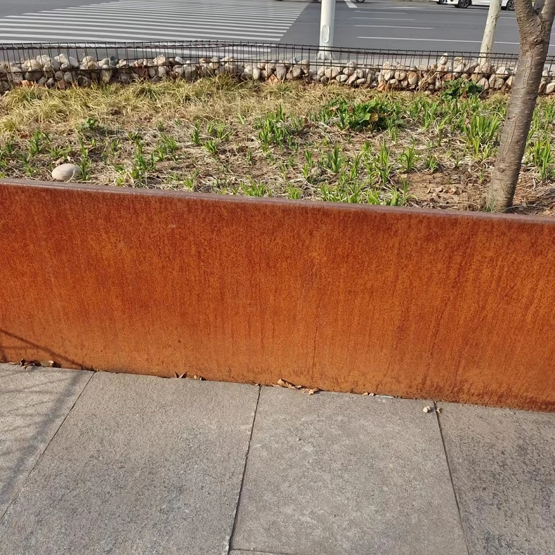 Garden Design Corten Steel Meal Landscape Kanten / Stützmauern