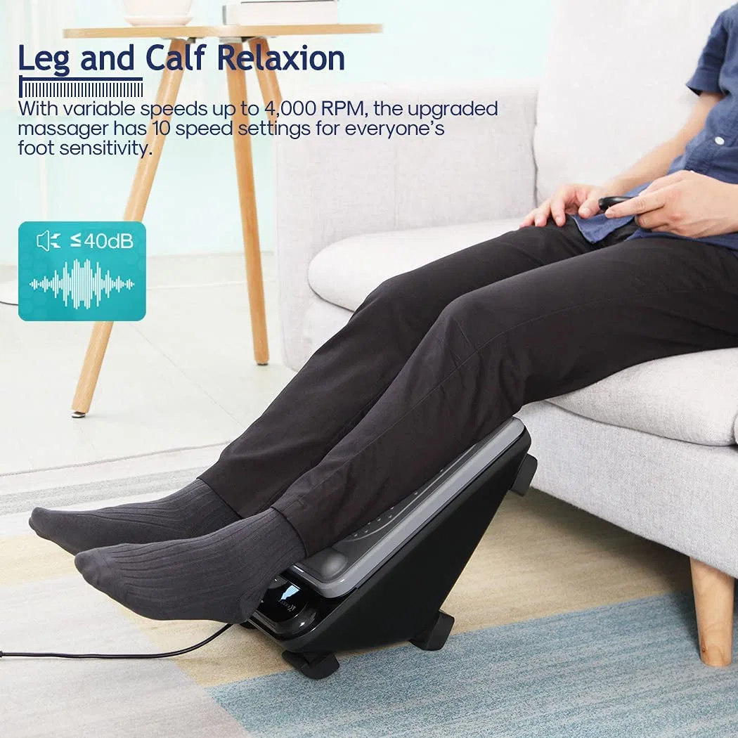 Vibration Foot Massager with Wireless Remote Controller Stifftired in Calves and Feet