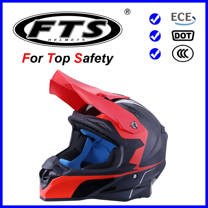 Acessório de motocicleta Protector de segurança ABS Cruz de corridas off road metade aberta Facial Capacete Jet modular com DOT &amp; ECE R 22.06 Certificados