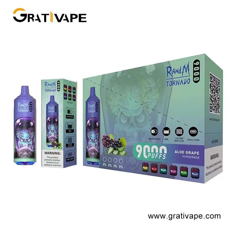 Nuevos Productos nuevos VAPE E Cigarette Vapes 9000 Puffs with MOQ bajo