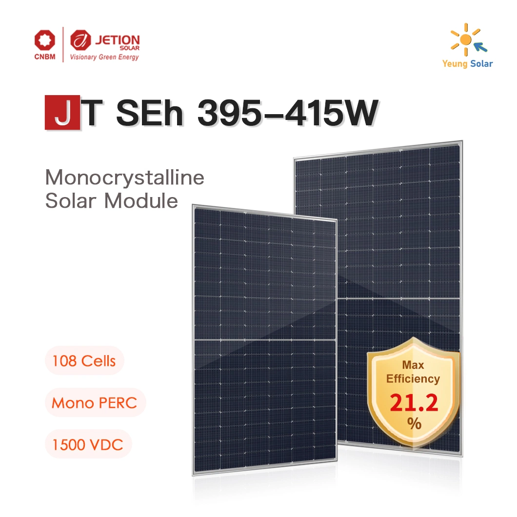 Высокая эффективность Tier 1 Jetion моно модуль солнечной энергии солнечная панель солнечной системы питания 395Вт, 400 Вт 410W 415 Вт с маркировкой CE, TUV