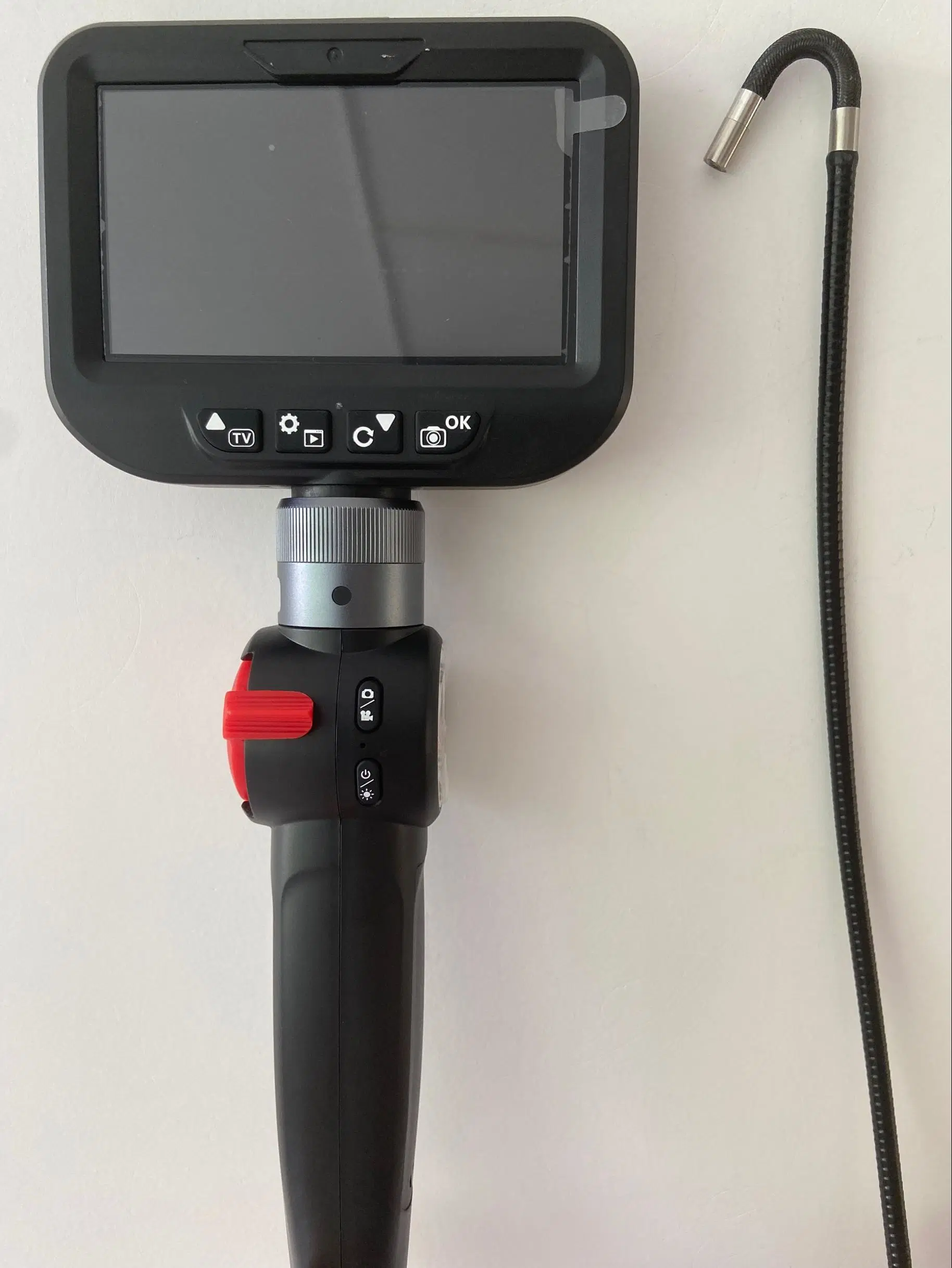 Industrial Borescope Camera with 6mm Probe Lens, 2mts Working Cable, Semi-Rigid Tube, 4.3 Inch Display