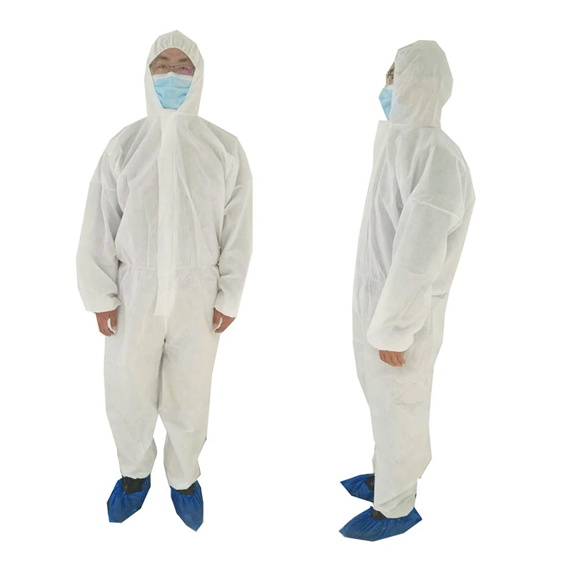 Single-Use PP SMS Workwear Medical Isolation Gown