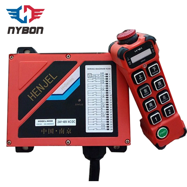 Henjel H208 Low or High Voltage Wireless Remote Control for Crane