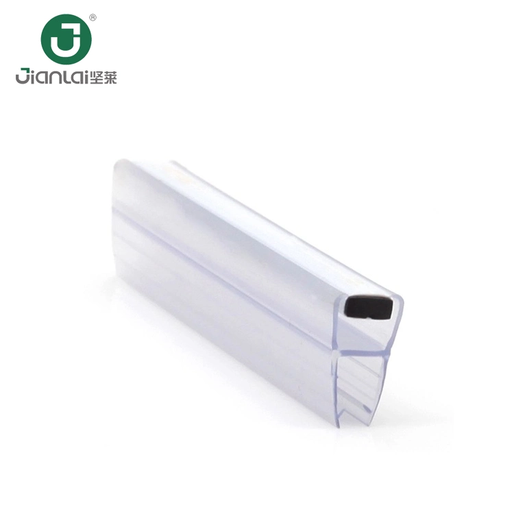 Suave de PVC impermeable magnéticos Burlete para puerta de vidrio el cuarto de baño