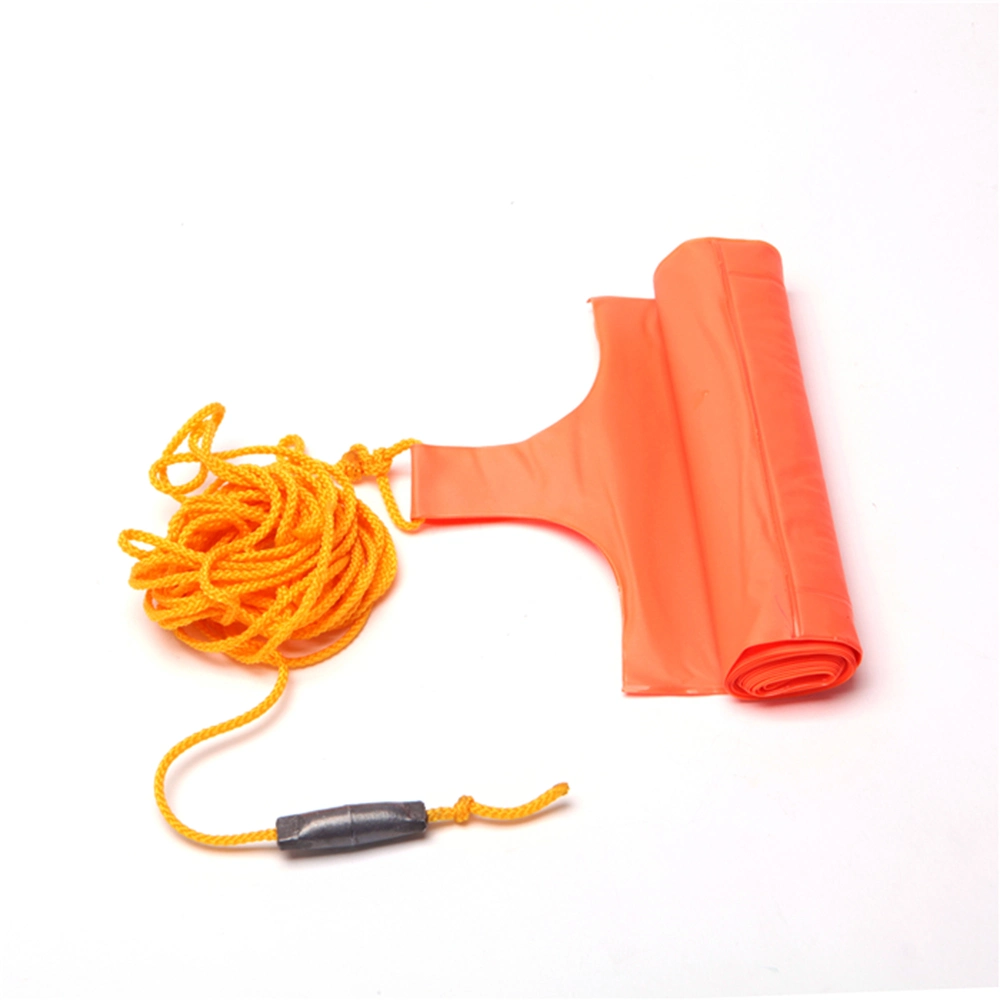 High Visibility Inflatable Marker Buoy Diving Surface Signal Marker Buoy with Storage Bag Ci15430