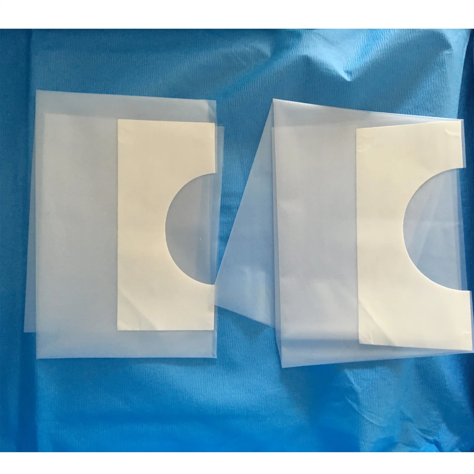 Disposable Surgical Adhesive Side Drape Blue Color