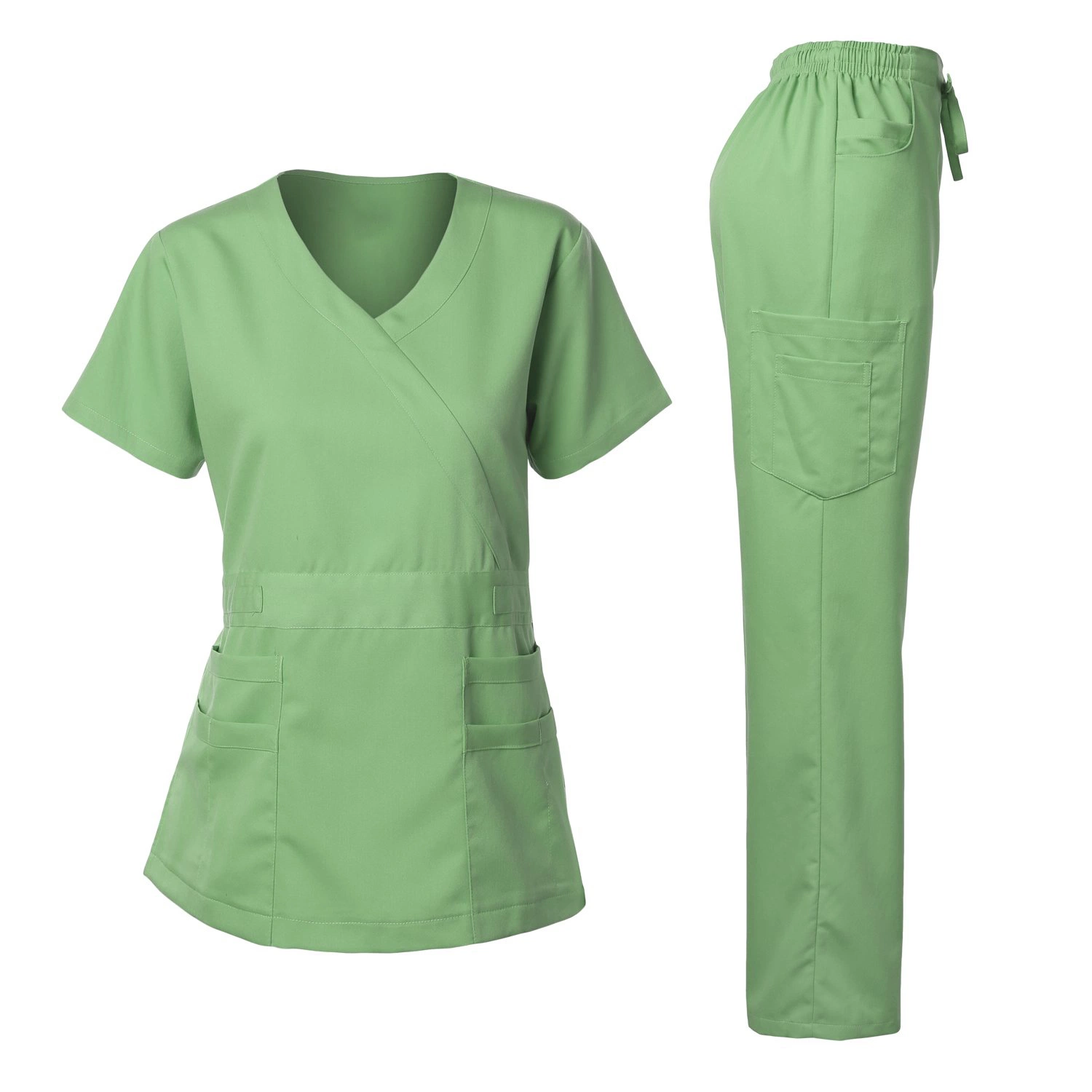 Custom Wholesale/Supplier Medical Uniforms Scrubs Beauty Salon Uniform Women Medical Scrub Sets