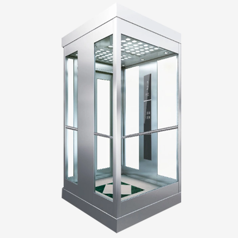 400kg 2 Person Cheap Used Glass Small Lift Home Elevators for Sale