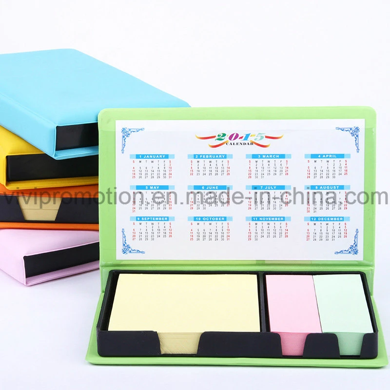 PU Leather Cover Notepad with Calendar Planner for Business Gift (PN0240)