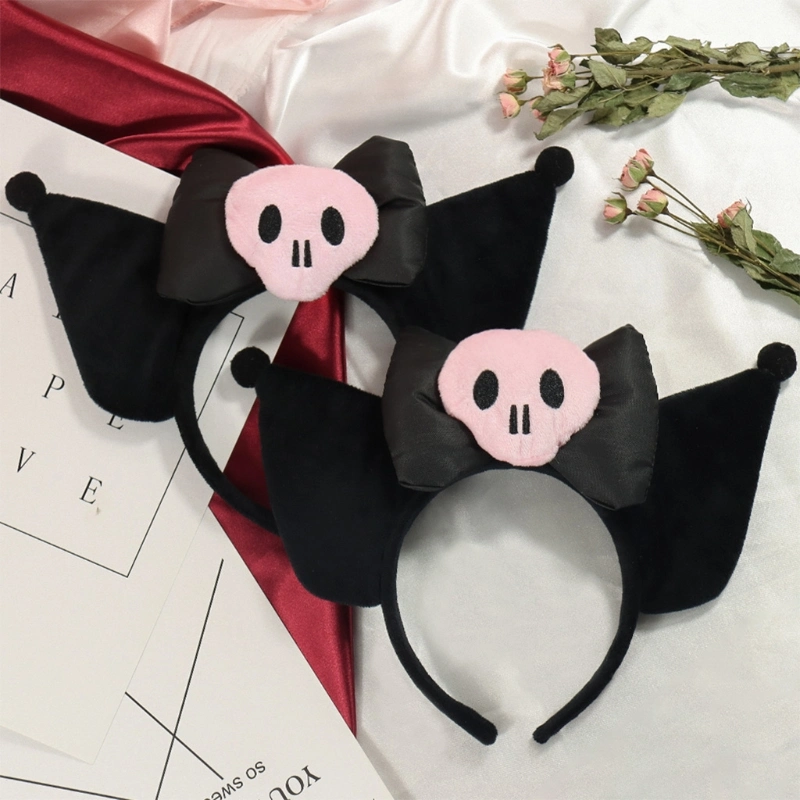 Cartoon Headband Cosplay Headwear for Halloween Party Wear Soft Plush Hair Band Carnival Headpiece Party Supplies