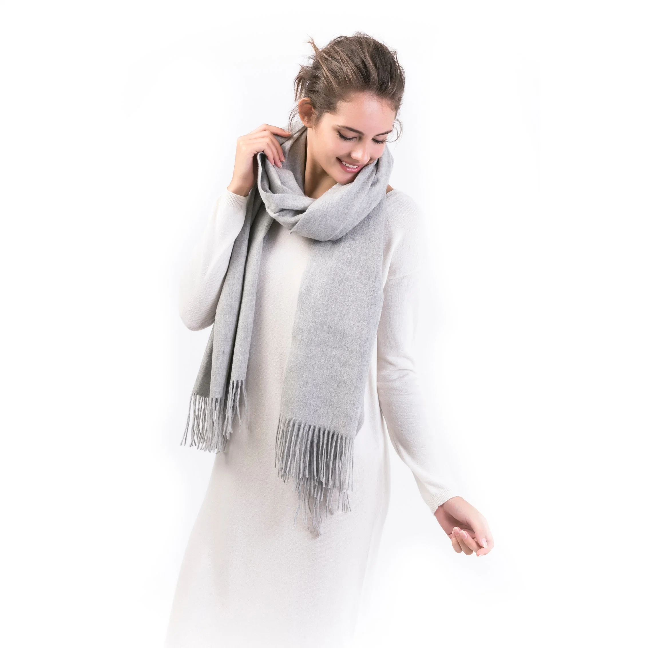 Kultiger Unisex Fashion Schal Aus Luxuriöser Wolle Mit Kaschmir