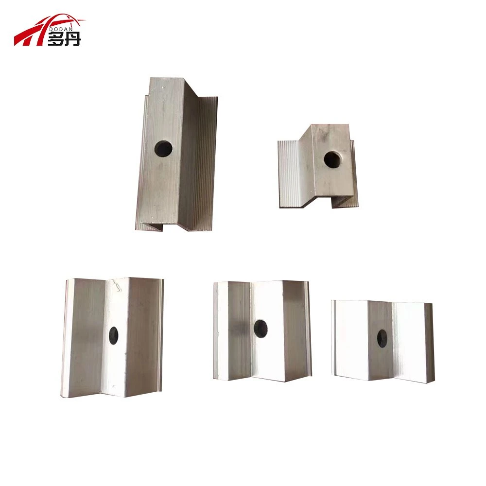 Anti-Slip Steel Plates/Adjustable Roof Hooks/Channels/Clamps Solar PV Bracket Accessories