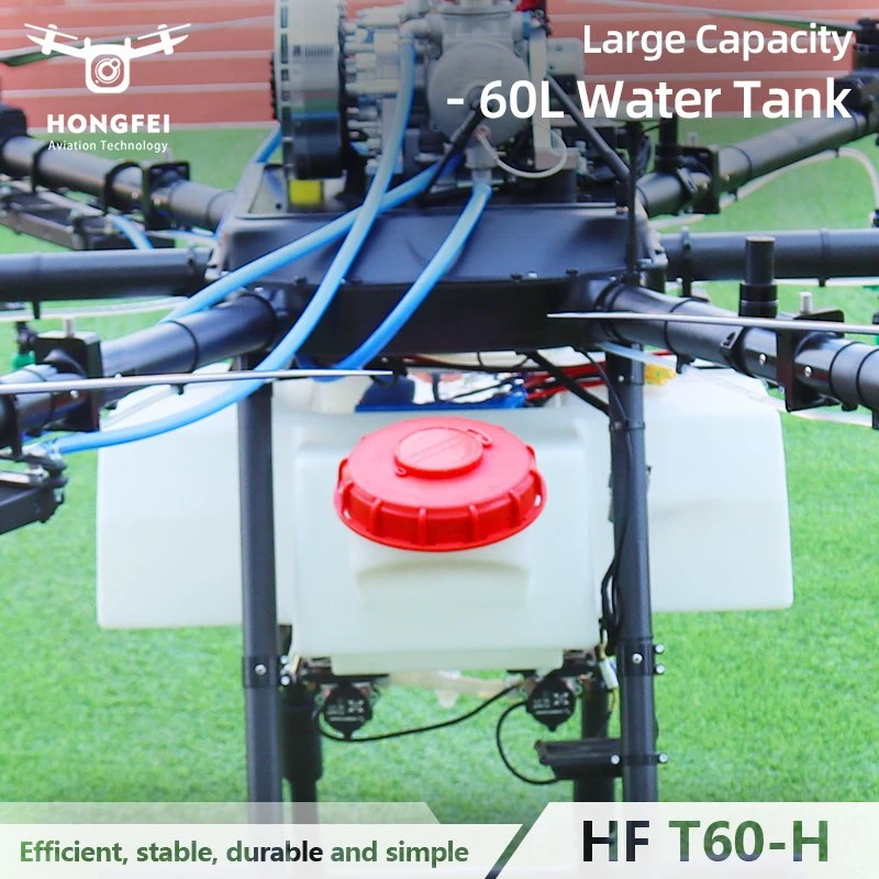 Oil-Electric Hybrid Custom 60L Six-Rotor Gasoline Aircraft Agricultural Farming Drone Sprayer