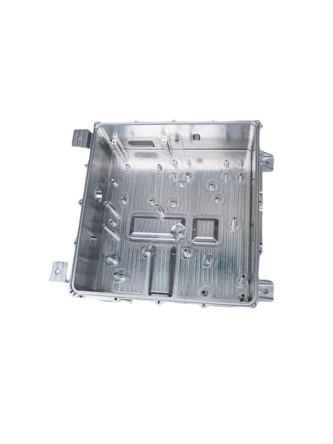 OEM/ODM Customization Services, Aluminum Die Casted Machined Heatsink Housing for PDU, for EV/Bev/Hev/Phev/Fcv