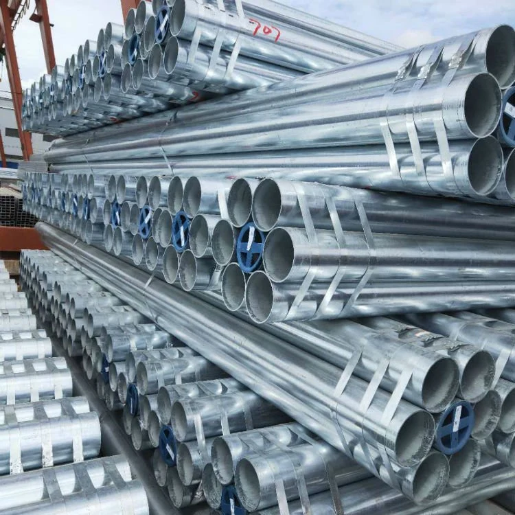 DN50 Galvanized Pipe Ready Stock DN80 Fire-Fighting Q235B Galvanized Steel Pipe