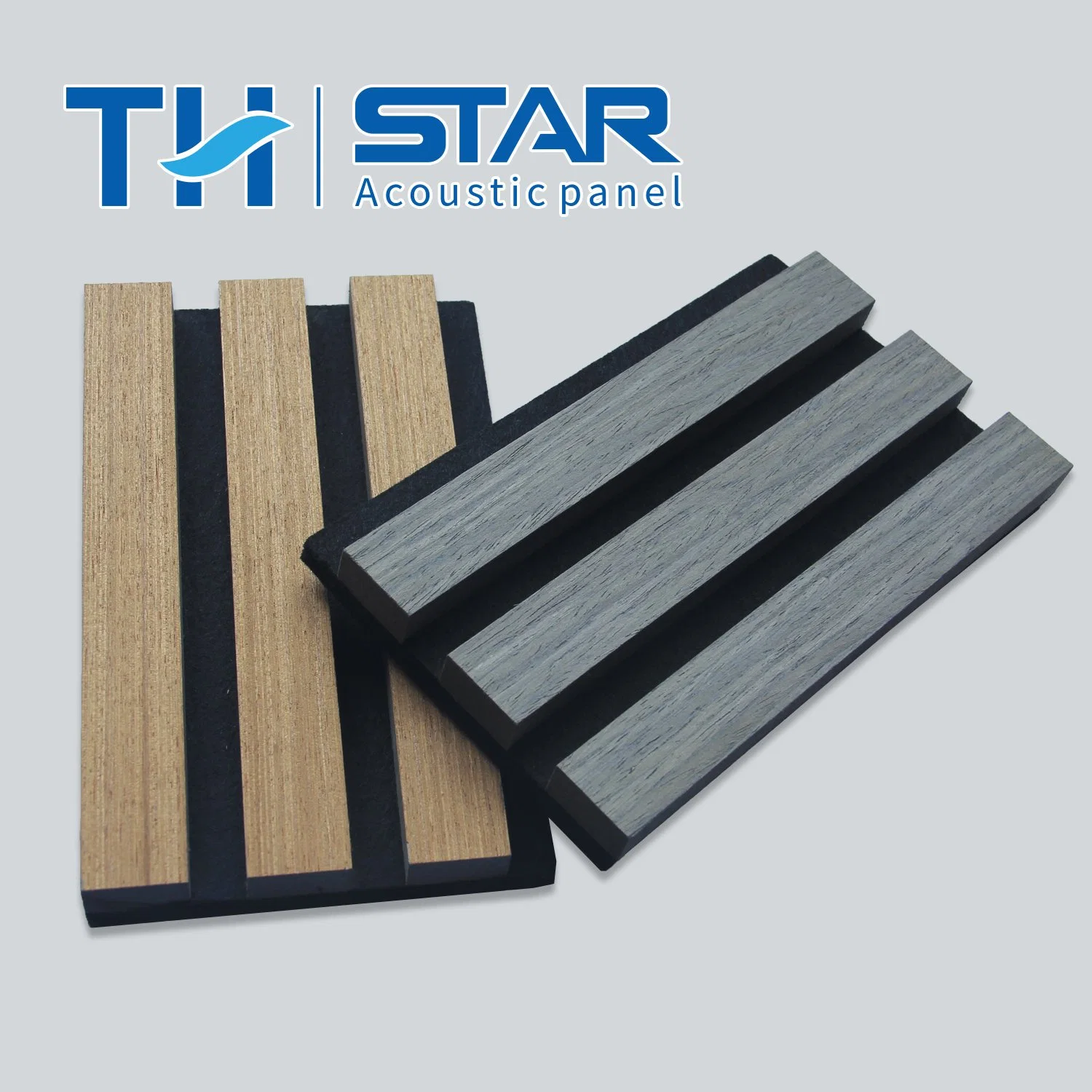 TH-Star 3D Wand Holz Slat Panel akustische Holz Slat Panel Für Wand Wohnzimmer Dekor