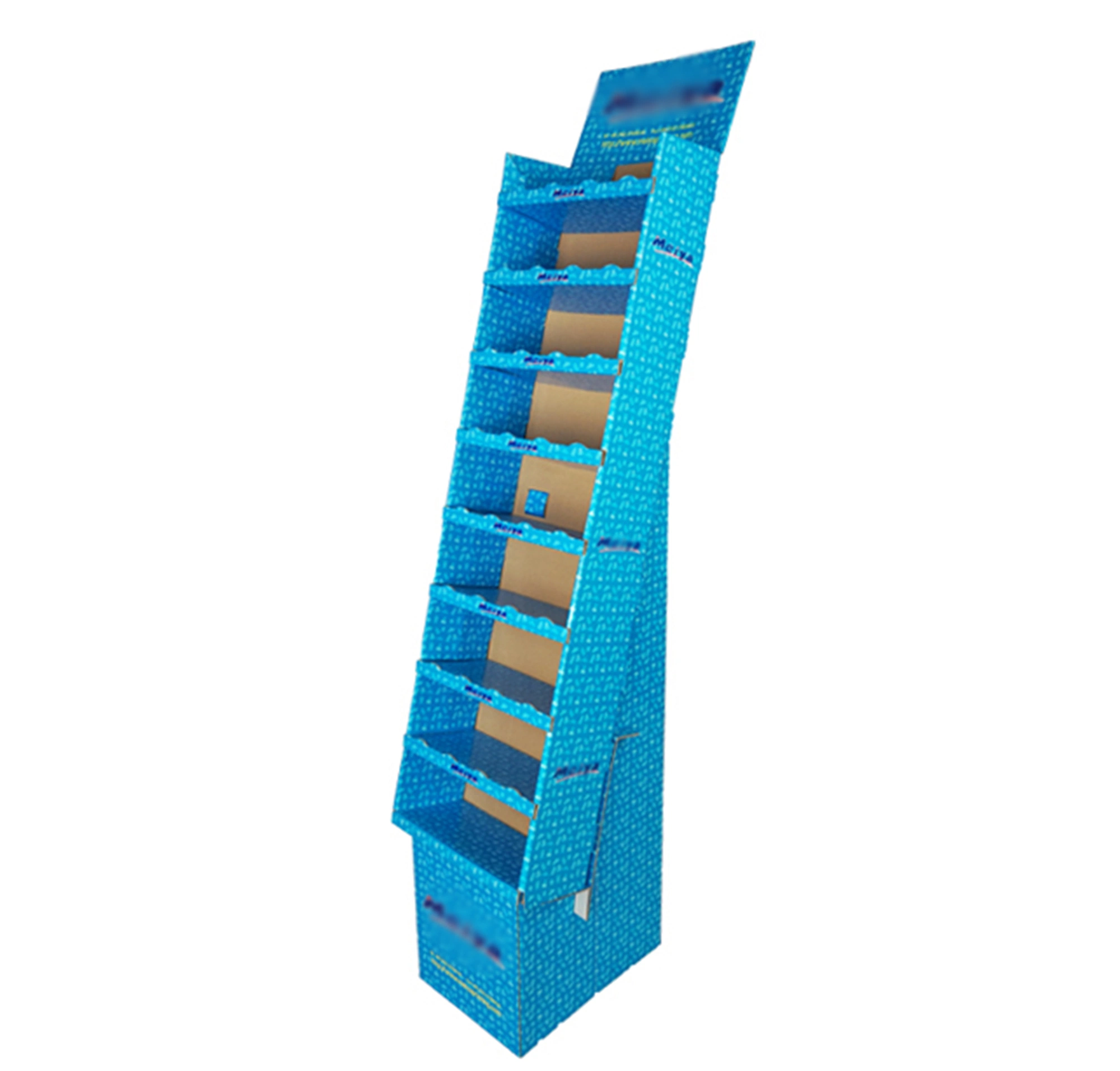 Easy Assemble 4 Tiered Cardboard Retail Product Displays