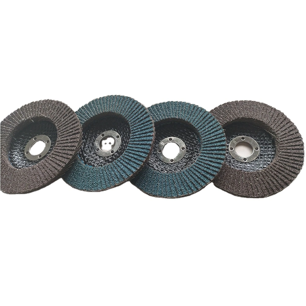 4&prime; &prime; Zirconia/Aluminium Oxide Abrasive Flap Grinding Wheel Disc for Metal Tube