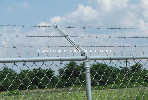 3.0mm-4.0mm PVC Galvanized Chain Link Fence Security Diamond Wire Mesh Fence