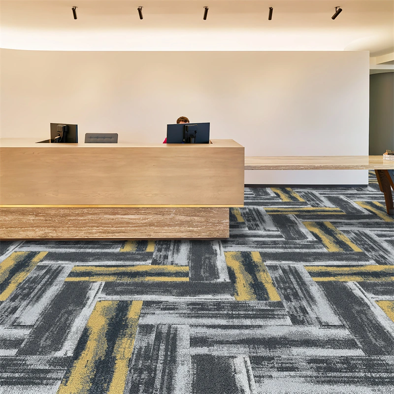 Tile Carpetcommercial PVC Backed Carpet Tiles Self Adhesive Carpet